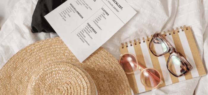 ¿Qué empacar para un viaje? Lista de chequeo gratis